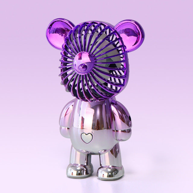 Charming Bear USB Mini Fan (Fancy Purple)