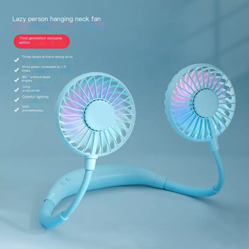 Portable Neck Fan - Lightweight ABS Design