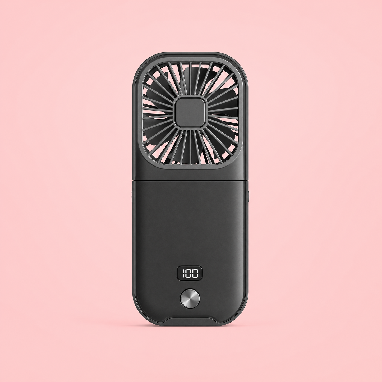Dual-Mode Travel Fan (Deep Black)
