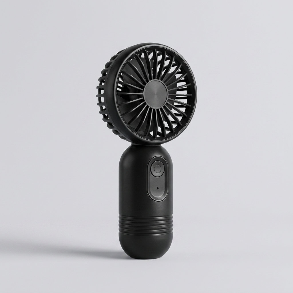 Cute Travel Fan (Black)