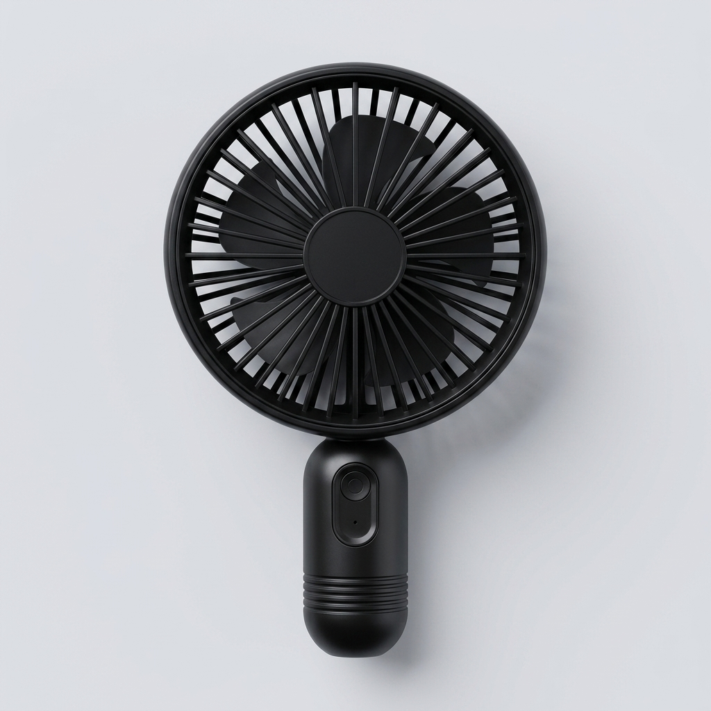 Cute Travel Fan (Black)