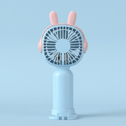 Chic Mini Portable Fan (Pinky Blue)