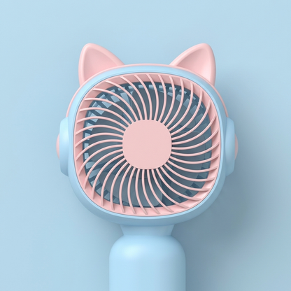 Chic Mini Portable Fan (Pinky Blue)