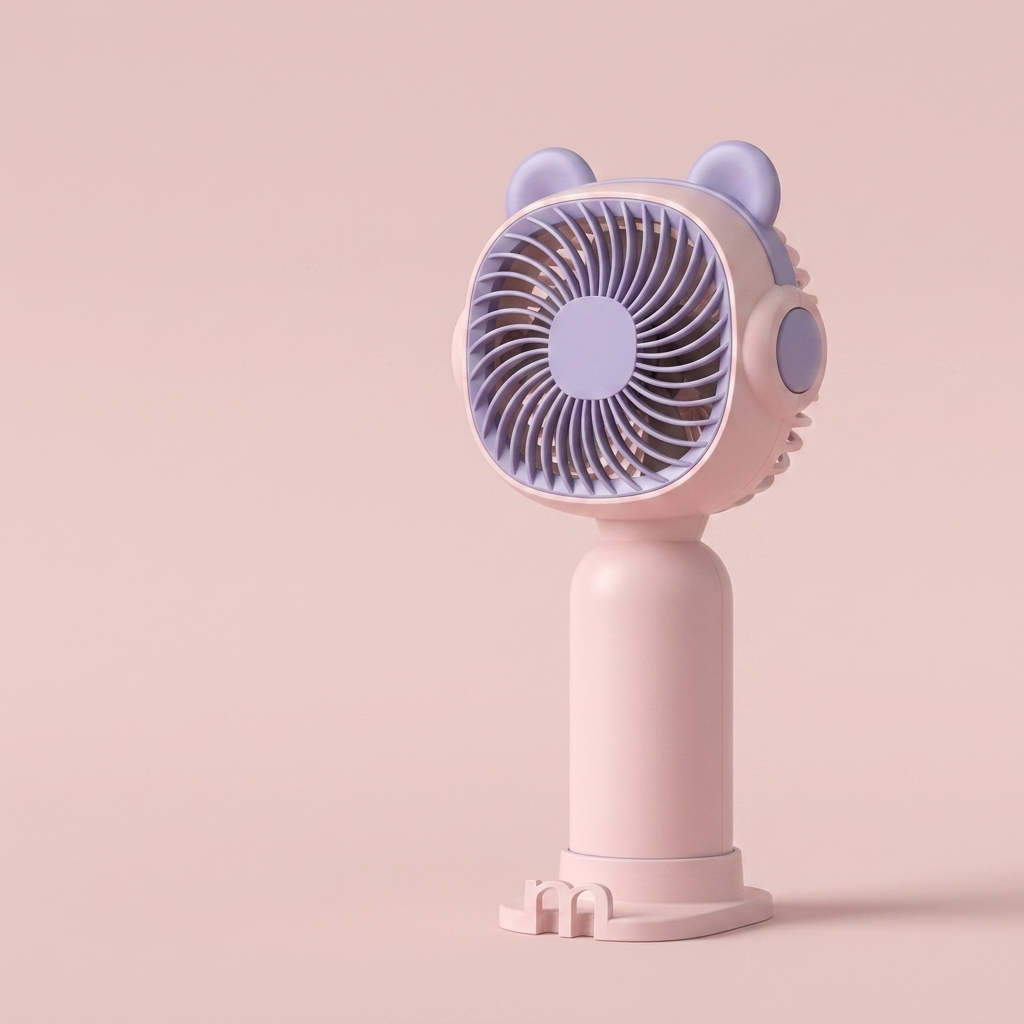Chic Mini Portable Fan (Pinky Pig)