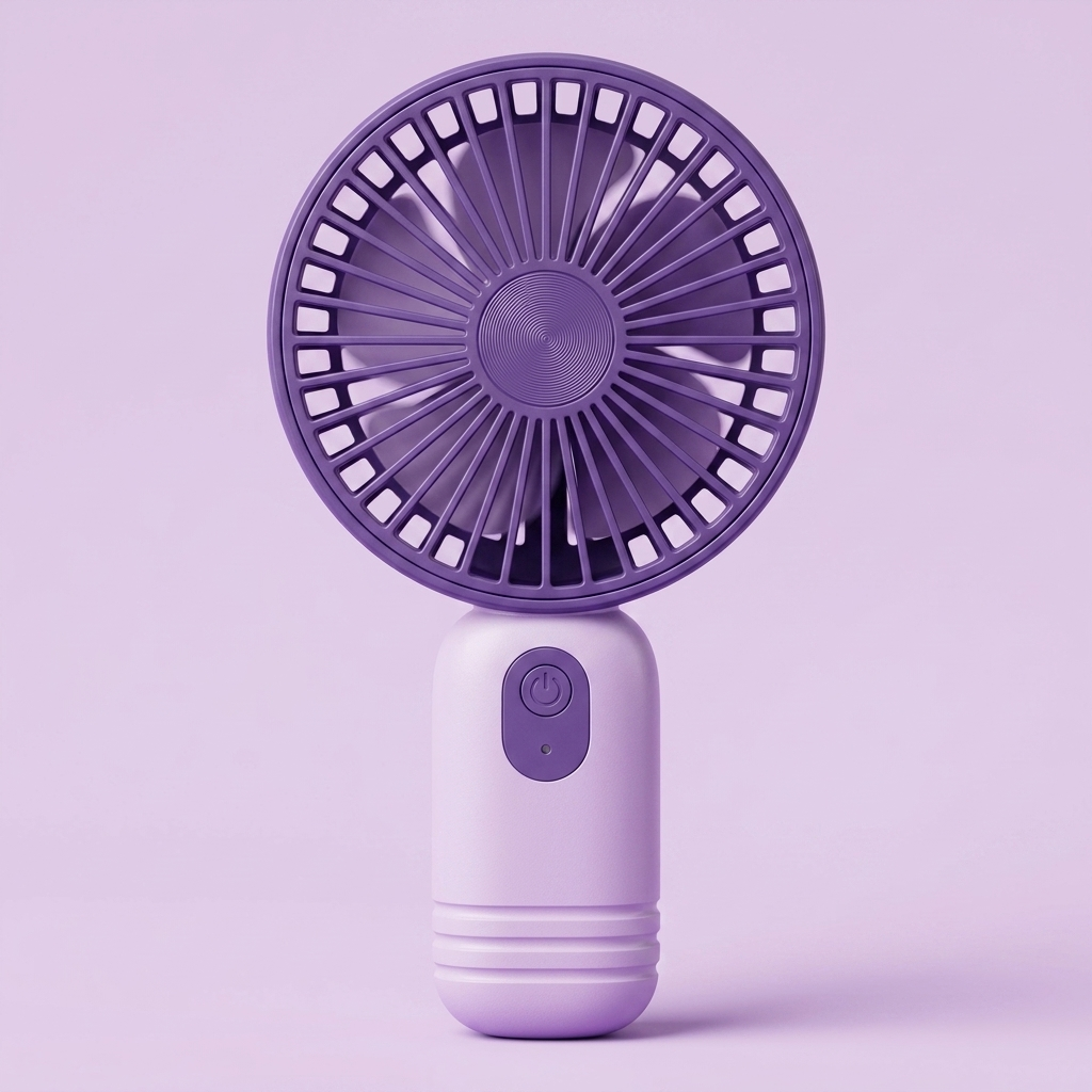 Cute Travel Fan (Purple)
