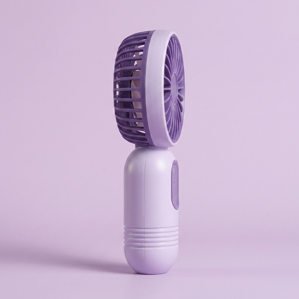 Cute Travel Fan (Purple)