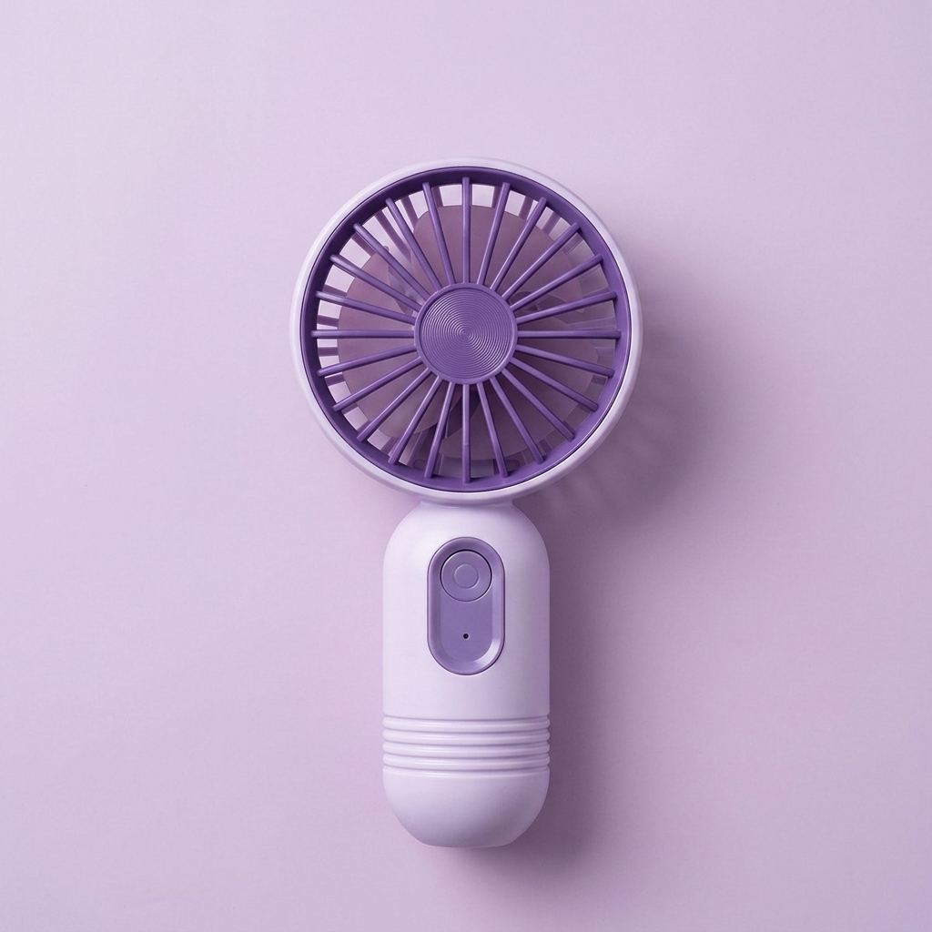 Cute Travel Fan (Purple)