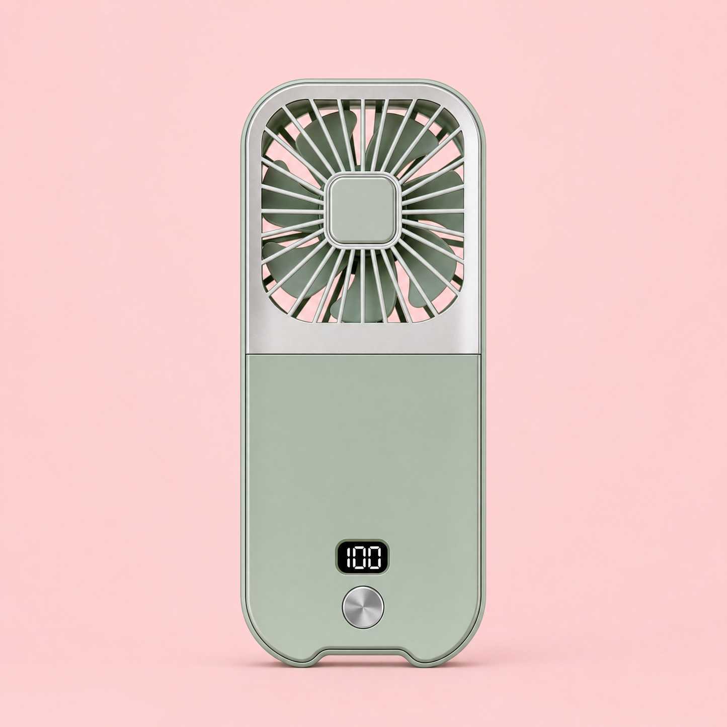 Dual-Mode Travel Fan (Sky Grey)