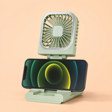 Dual-Mode Travel Fan (Sky Grey)