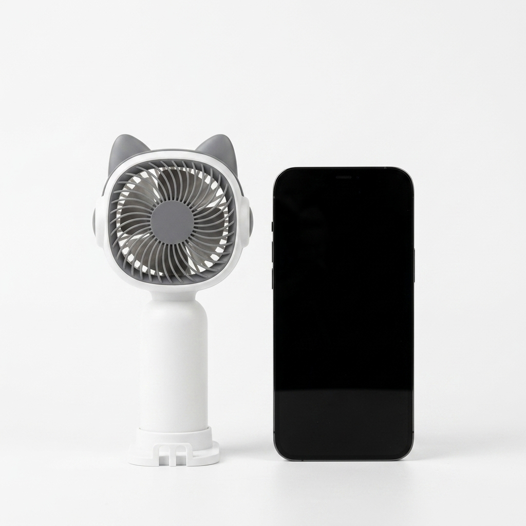 Chic Mini Portable Fan (Ice White)