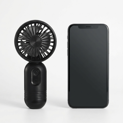 Cute Travel Fan (Black)